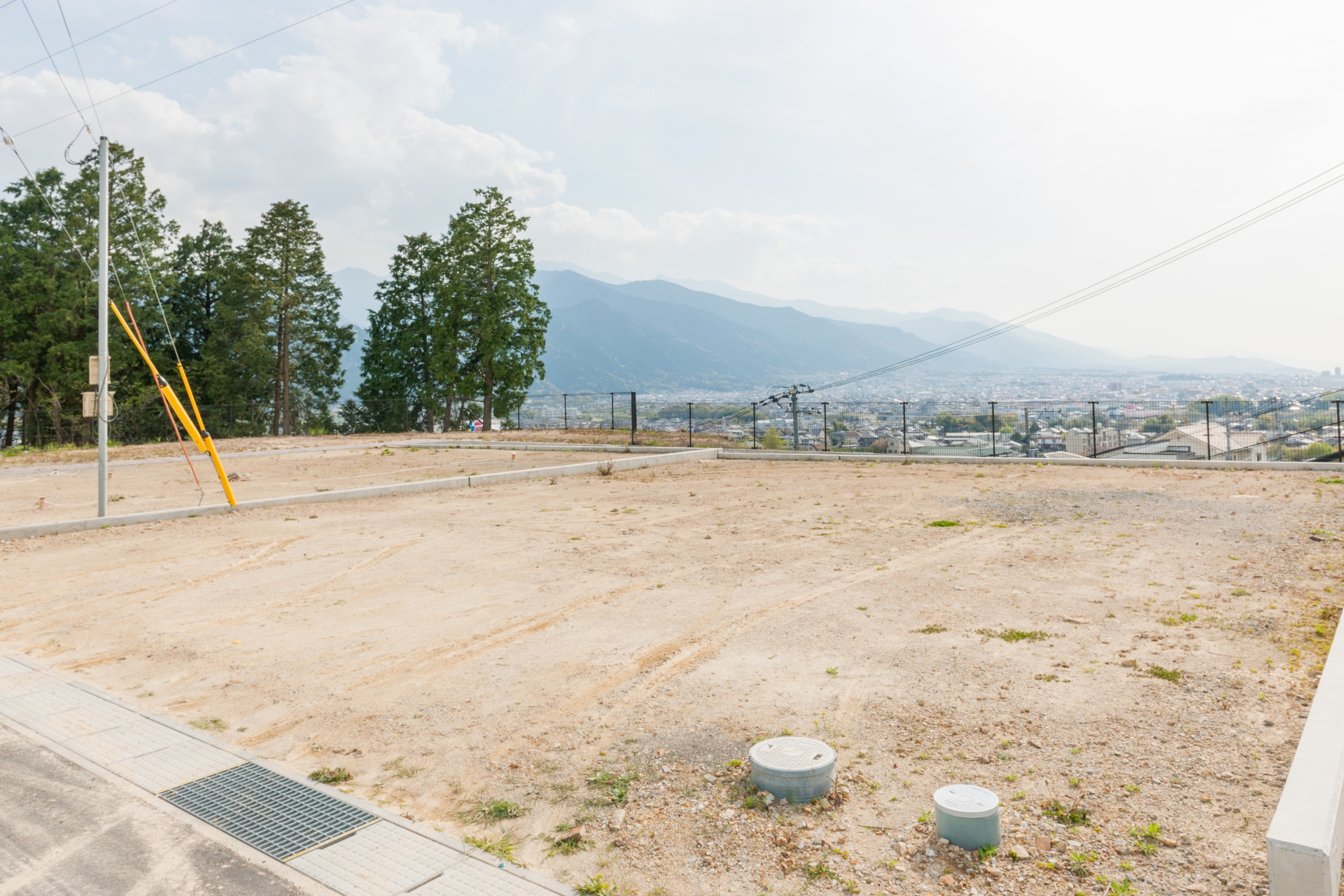 注文住宅が建つ予定の土地