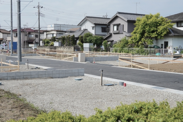 売り出されている分譲地