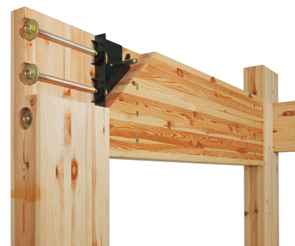 強固な接合部と構造用集成材