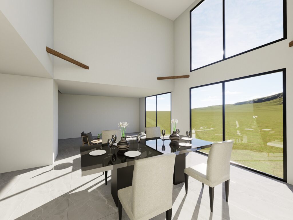 一般的なハウスメーカーで建てた場合のリビング