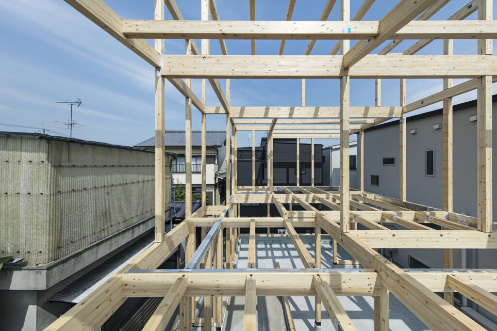 柱と梁のつなぎ目