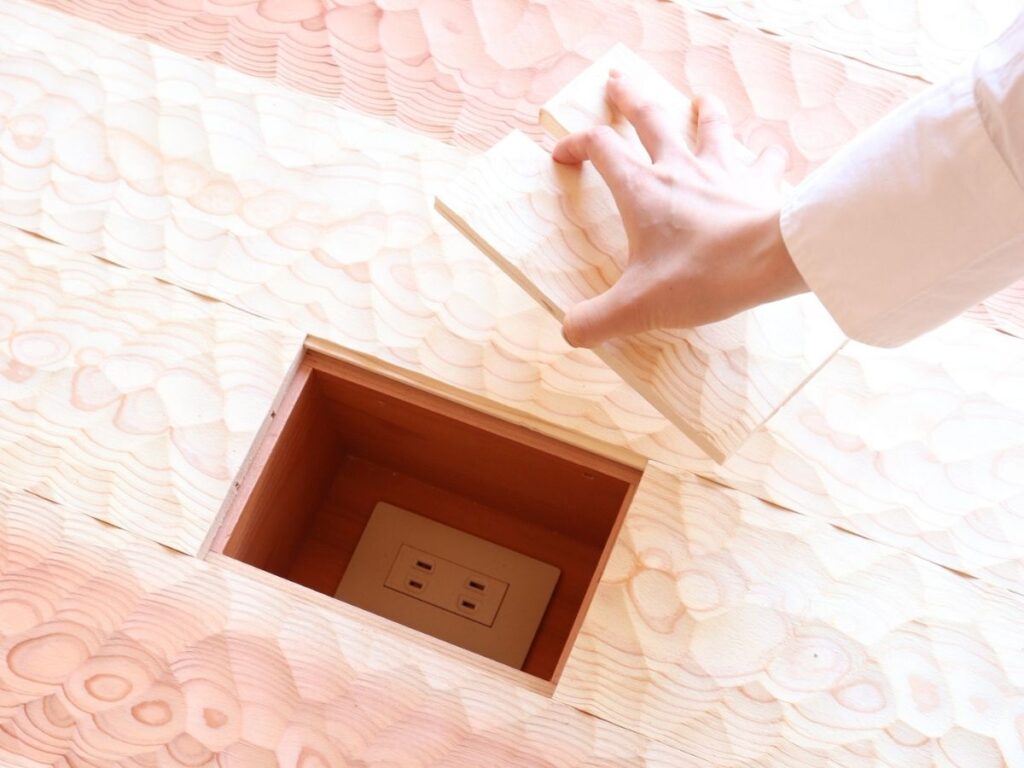 生活感を消す「床コンセント」｜浜松でおしゃれな注文住宅を叶える工夫