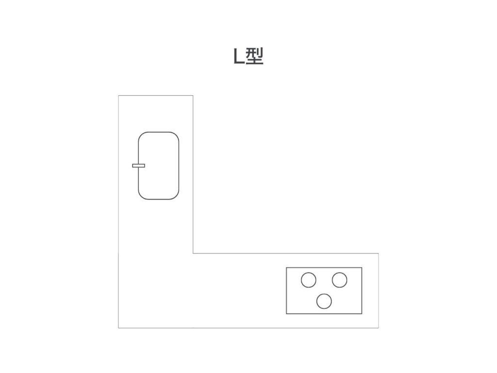 L型キッチン